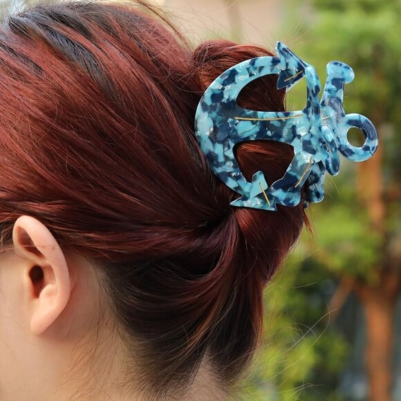 Hair Claw Acetate Women Girls Gift Modern Durable Stylish Hair Accessory